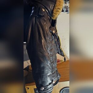 Girls Pelle Pelle Hooded Jacket Sz 5